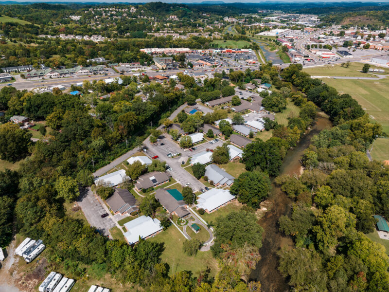 Income Producing Independent Living Facility on 14 Acres with 1,600' of River Frontage in Sevierville