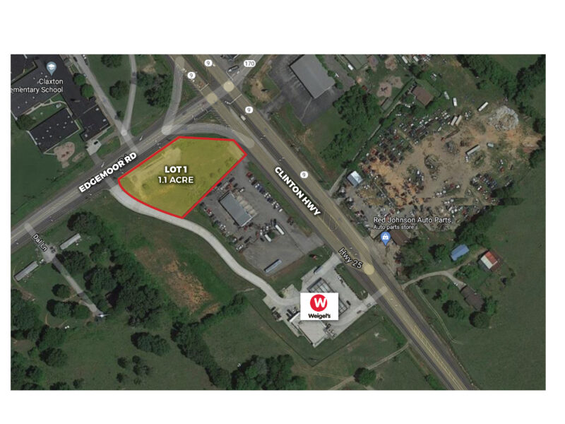 SOLD: 1.1 Acre at Signalized Corner with High Traffic Count at Clinton Hwy and Edgemoor Rd