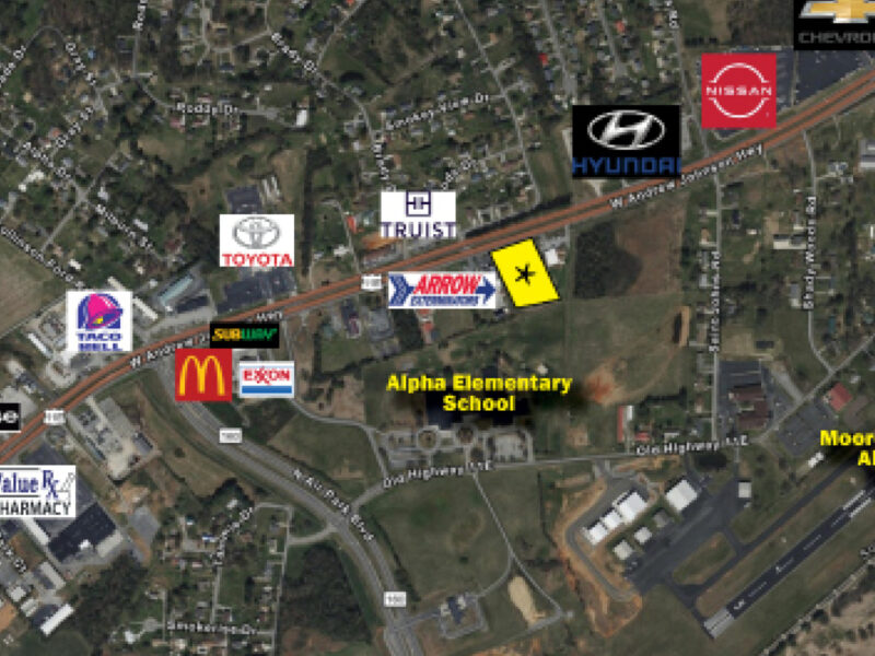 SOLD: 1.22 Acre Commercial Lot on W Andrew Johnson Highway in Morristown