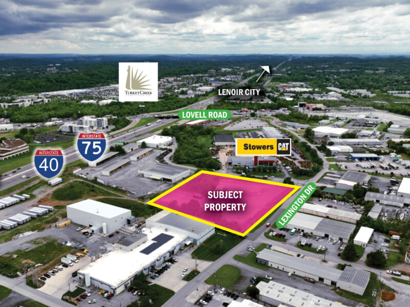LEASED: Fantastic 4.5 Acres of Industrial Land in Prime West Knoxville Location