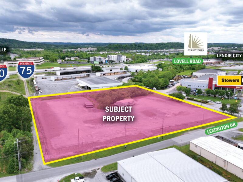 LEASED: Fantastic 4.5 Acres of Industrial Land in Prime West Knoxville Location
